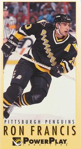 #188 Ron Francis - Pittsburgh Penguins - 1993-94 Fleer PowerPlay Hockey