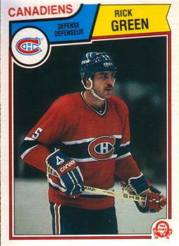 #188 Rick Green - Montreal Canadiens - 1983-84 O-Pee-Chee Hockey