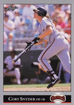 #188 Cory Snyder - San Francisco Giants - 1992 Leaf Baseball