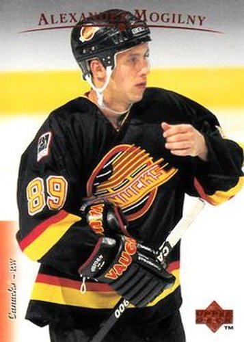 #188 Alexander Mogilny - Vancouver Canucks - 1995-96 Upper Deck Hockey