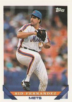 #188 Sid Fernandez - New York Mets - 1993 Topps Baseball