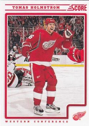 #188 Tomas Holmstrom - Detroit Red Wings - 2012-13 Score Hockey