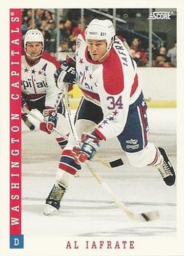 #188 Al Iafrate - Washington Capitals - 1993-94 Score Canadian Hockey
