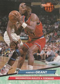#188 Harvey Grant - Washington Bullets - 1992-93 Ultra Basketball