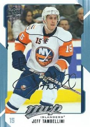 #188 Jeff Tambellini - New York Islanders - 2008-09 Upper Deck MVP Hockey