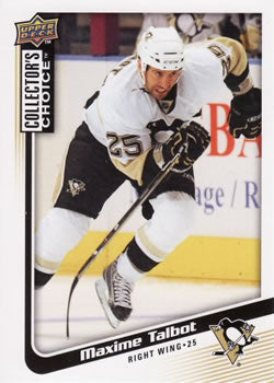 #188 Maxime Talbot - Pittsburgh Penguins - 2009-10 Collector's Choice Hockey