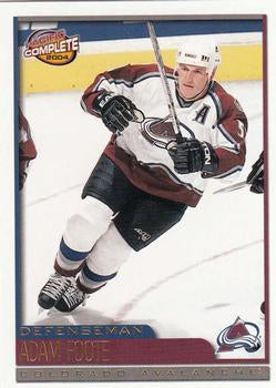 #188 Adam Foote - Colorado Avalanche - 2003-04 Pacific Complete Hockey