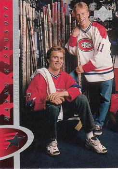 #188 Marko Kiprusoff / Saku Koivu - Montreal Canadiens - 1996-97 Upper Deck Hockey
