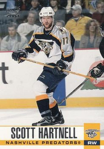 #188 Scott Hartnell - Nashville Predators - 2003-04 Pacific Hockey