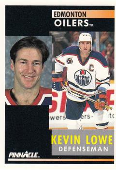 #188 Kevin Lowe - Edmonton Oilers - 1991-92 Pinnacle Hockey