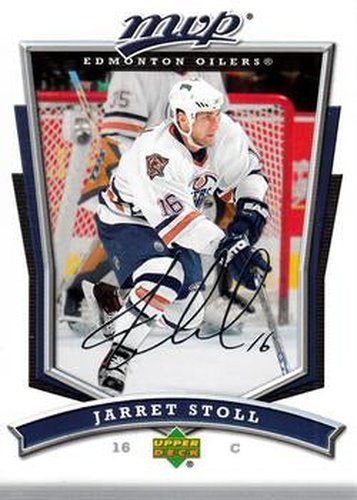 #188 Jarret Stoll - Edmonton Oilers - 2007-08 Upper Deck MVP Hockey