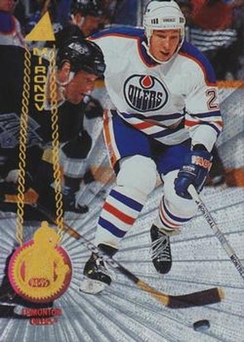 #188 Boris Mironov - Edmonton Oilers - 1994-95 Pinnacle Hockey - Rink Collection