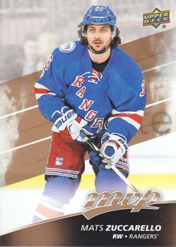 #188 Mats Zuccarello - New York Rangers - 2017-18 Upper Deck MVP Hockey