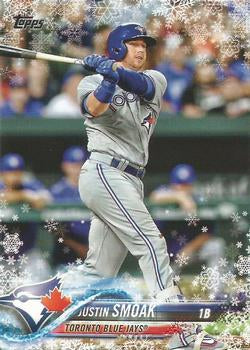 #HMW188 Justin Smoak - Toronto Blue Jays - 2018 Topps Holiday Baseball