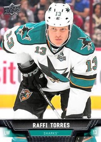 #188 Raffi Torres - San Jose Sharks - 2013-14 Upper Deck Hockey