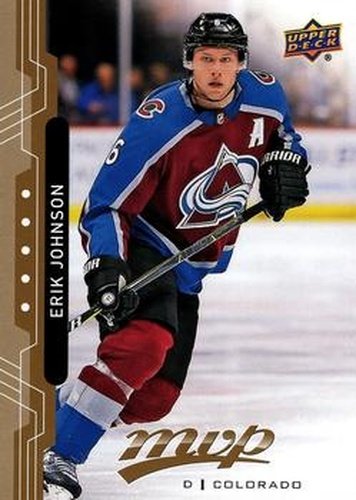 #188 Erik Johnson - Colorado Avalanche - 2018-19 Upper Deck MVP Hockey