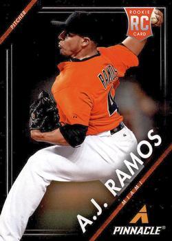#188 A.J. Ramos - Miami Marlins - 2013 Pinnacle Baseball