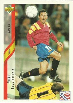 #188 Aitor Beguiristain - Spain - 1994 Upper Deck World Cup Contenders English/Spanish Soccer