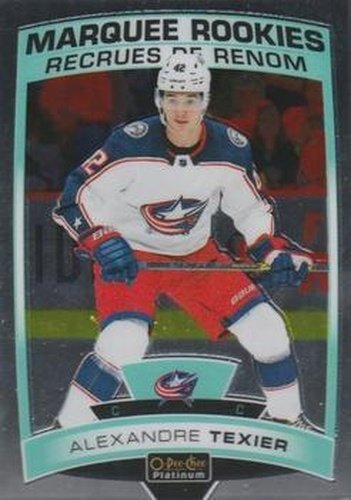 #188 Alexandre Texier - Columbus Blue Jackets - 2019-20 O-Pee-Chee Platinum Hockey