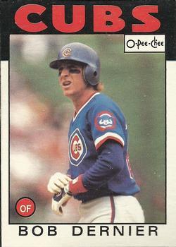 #188 Bob Dernier - Chicago Cubs - 1986 O-Pee-Chee Baseball