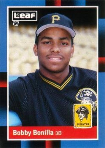#188 Bobby Bonilla - Pittsburgh Pirates - 1988 Leaf Baseball
