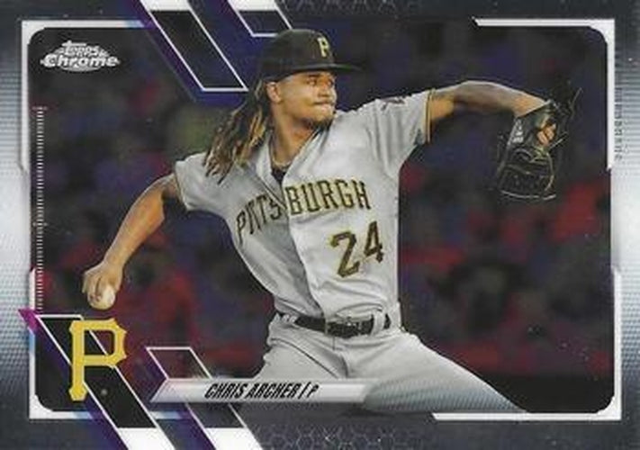 #188 Chris Archer - Pittsburgh Pirates - 2021 Topps Chrome Baseball