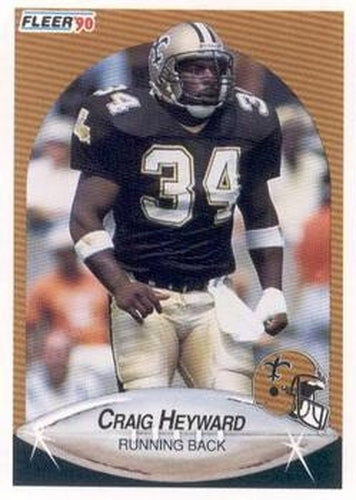 #188 Craig Heyward - New Orleans Saints - 1990 Fleer Football