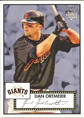 #188 Dan Ortmeier - San Francisco Giants - 2006 Topps 1952 Edition Baseball