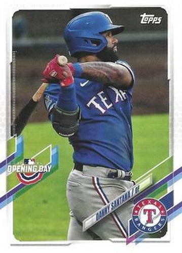#188 Danny Santana - Texas Rangers - 2021 Topps Opening Day Baseball