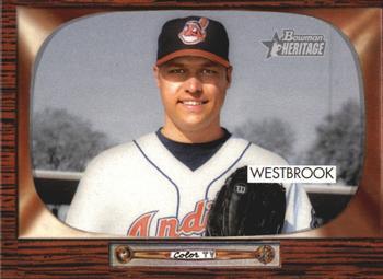 #188 Jake Westbrook - Cleveland Indians - 2004 Bowman Heritage Baseball