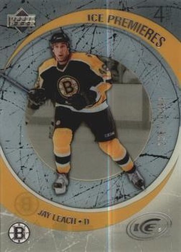 #188 Jay Leach - Boston Bruins - 2005-06 Upper Deck Ice Hockey