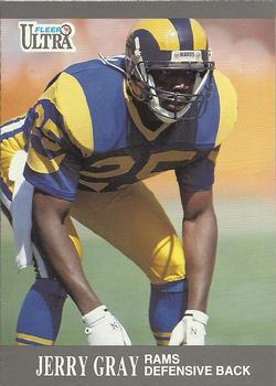 #188 Jerry Gray - Los Angeles Rams - 1991 Ultra Football