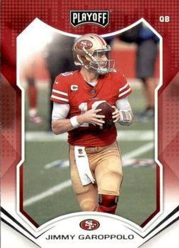#188 Jimmy Garoppolo - San Francisco 49ers - 2021 Panini Playoff Football
