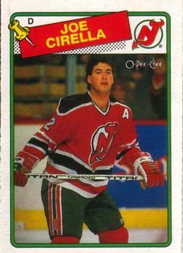 #188 Joe Cirella - New Jersey Devils - 1988-89 O-Pee-Chee Hockey