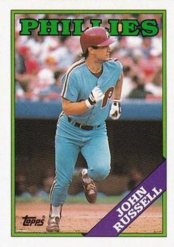 #188 John Russell - Philadelphia Phillies - 1988 Topps Baseball