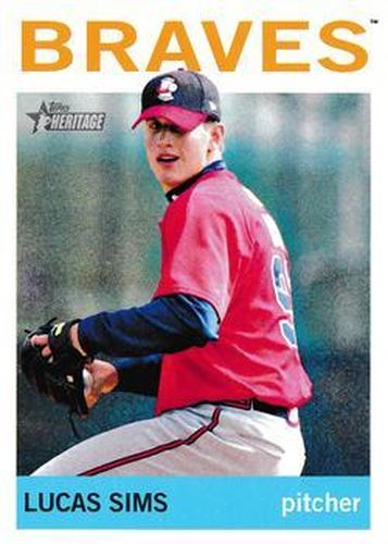 #188 Lucas Sims - Rome Braves - 2013 Topps Heritage Minor League Baseball