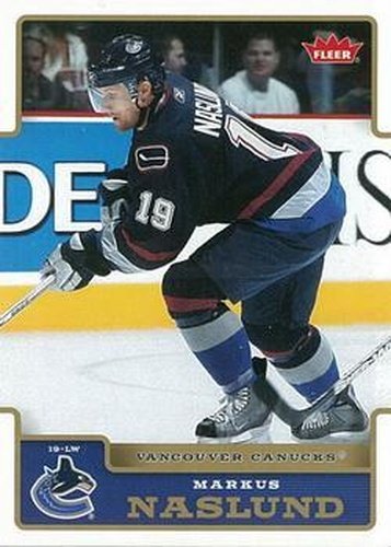 #188 Markus Naslund - Vancouver Canucks - 2006-07 Fleer Hockey