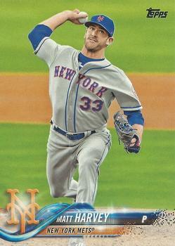 #188 Matt Harvey - New York Mets - 2018 Topps Baseball