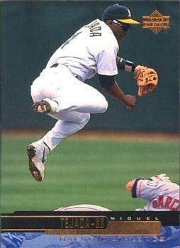 #188 Miguel Tejada - Oakland Athletics - 2000 Upper Deck Baseball