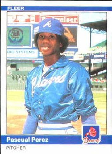 #188 Pascual Perez - Atlanta Braves - 1984 Fleer Baseball