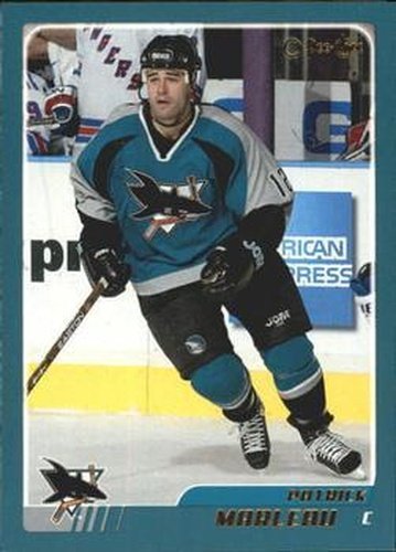 #188 Patrick Marleau - San Jose Sharks - 2003-04 O-Pee-Chee Hockey