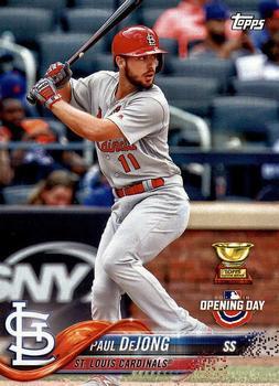 #188 Paul DeJong - St. Louis Cardinals - 2018 Topps Opening Day Baseball