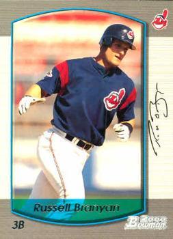 #188 Russell Branyan - Cleveland Indians - 2000 Bowman Baseball