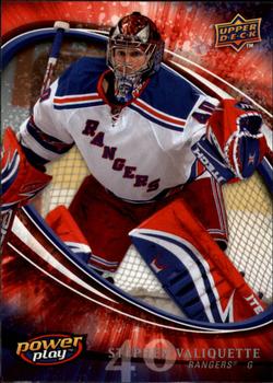 #188 Steve Valiquette - New York Rangers - 2008-09 Upper Deck Power Play Box Set Hockey
