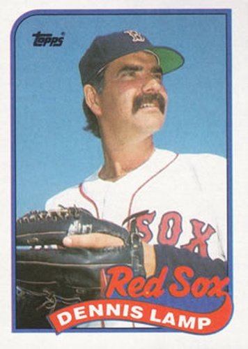 #188 Dennis Lamp - Boston Red Sox - 1989 Topps Baseball