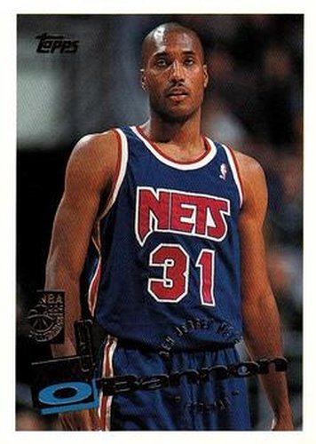 #188 Ed O'Bannon - New Jersey Nets - 1995-96 Topps Basketball