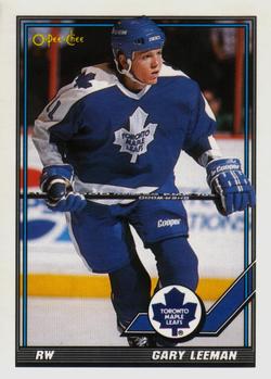 #188 Gary Leeman - Toronto Maple Leafs - 1991-92 O-Pee-Chee Hockey