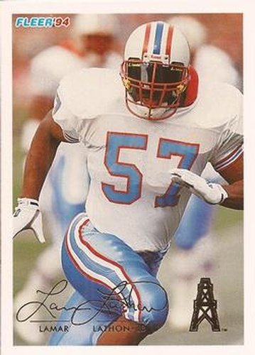 #188 Lamar Lathon - Houston Oilers - 1994 Fleer Football