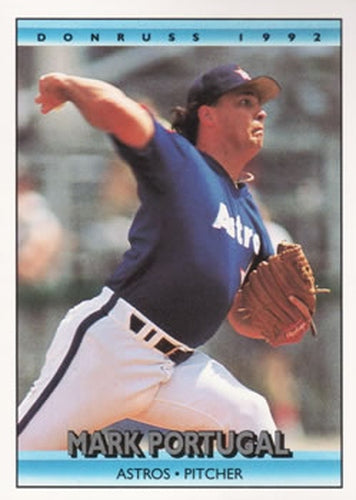 #188 Mark Portugal - Houston Astros - 1992 Donruss Baseball