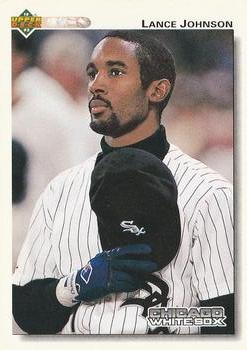 #188 Lance Johnson - Chicago White Sox - 1992 Upper Deck Baseball
